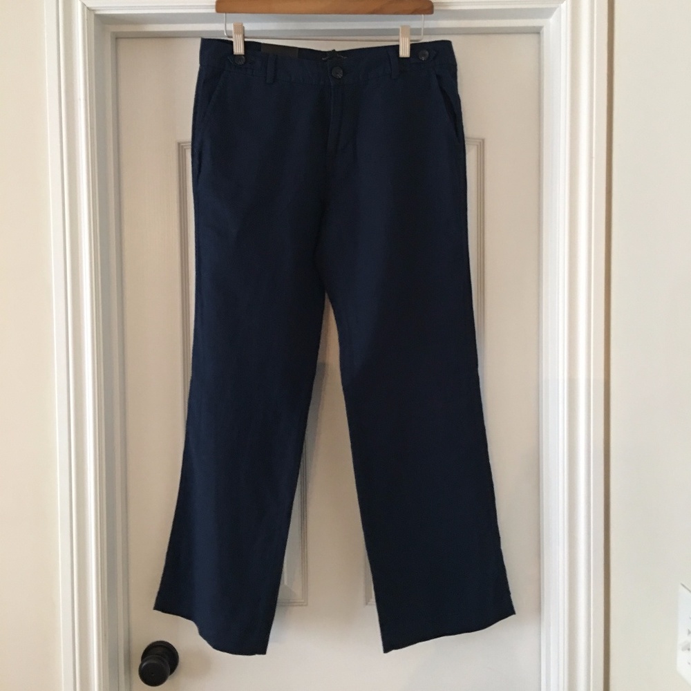 Banana Republic Womens Wide Leg Linen Pants NWT
